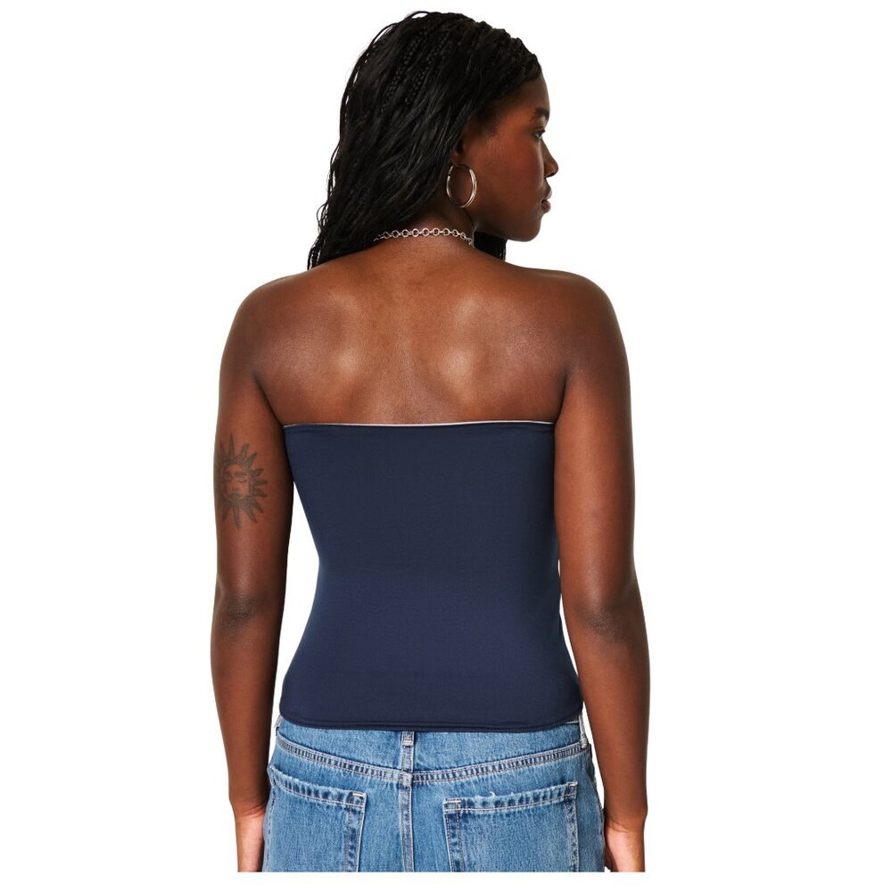 ✨💙 NWT: Women’s Taylor Seamless Reversible Tube Top – Navy Blue (Size L) 💙✨ - Picture 2 of 10